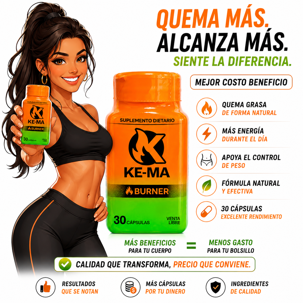 KIT KEMA (quemador+drenador)