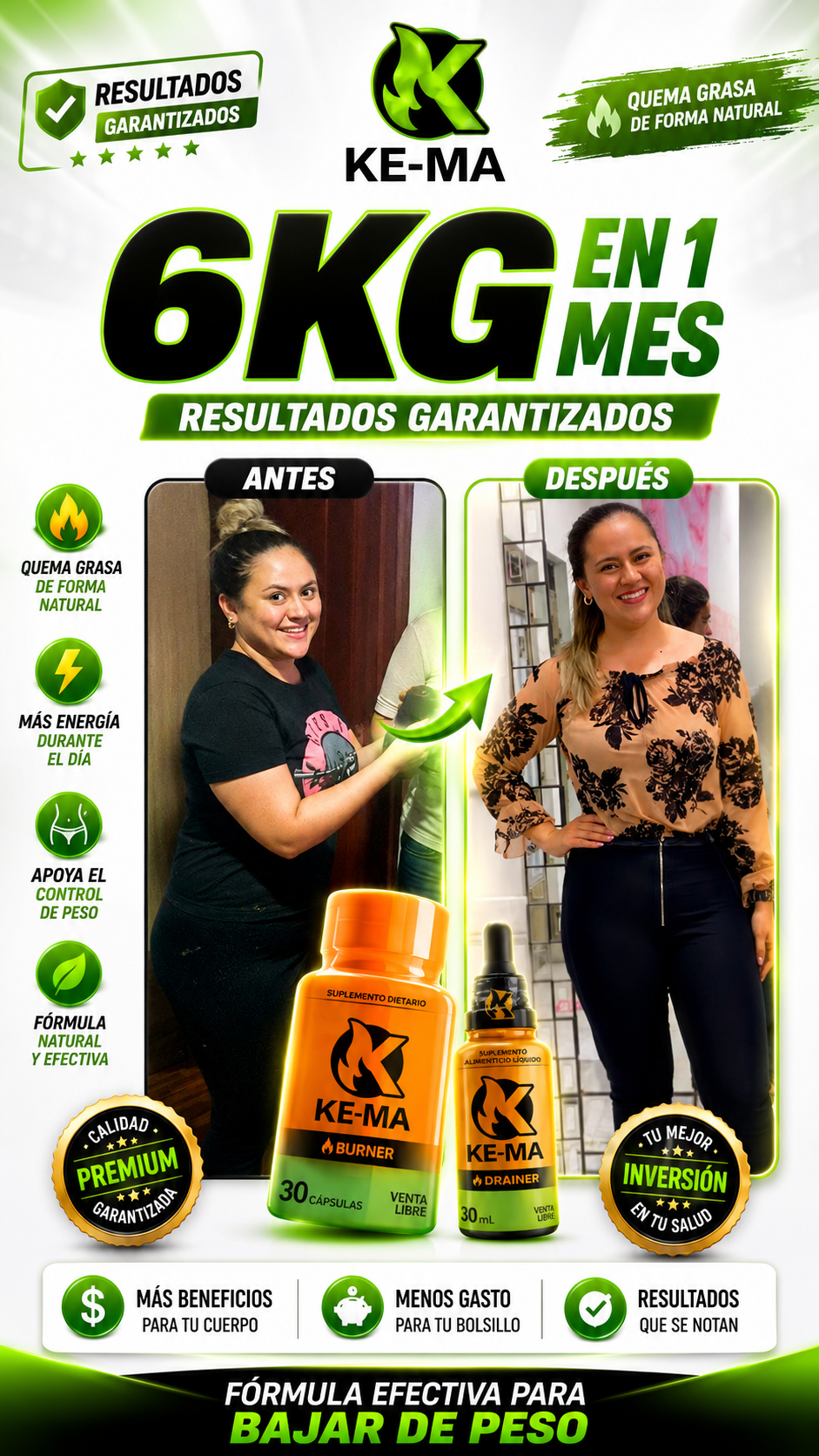 KIT KEMA (quemador+drenador)