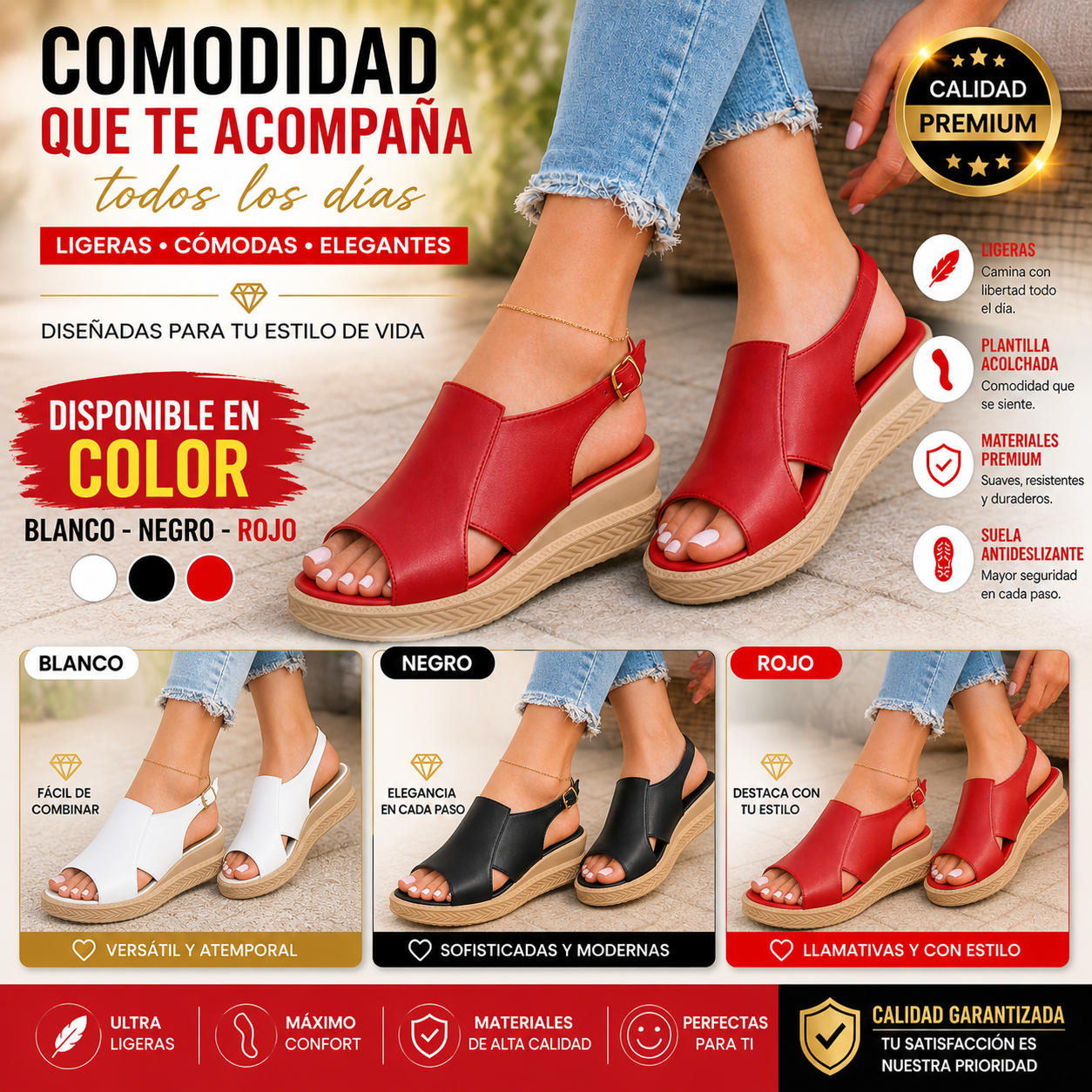 SANDALIA AURA CONFORT