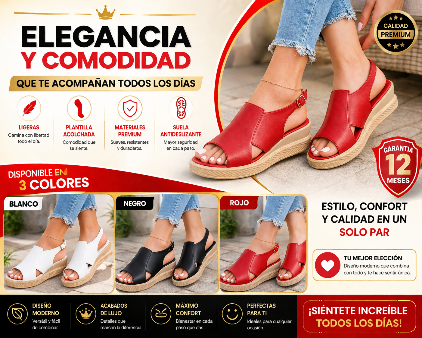SANDALIA AURA CONFORT